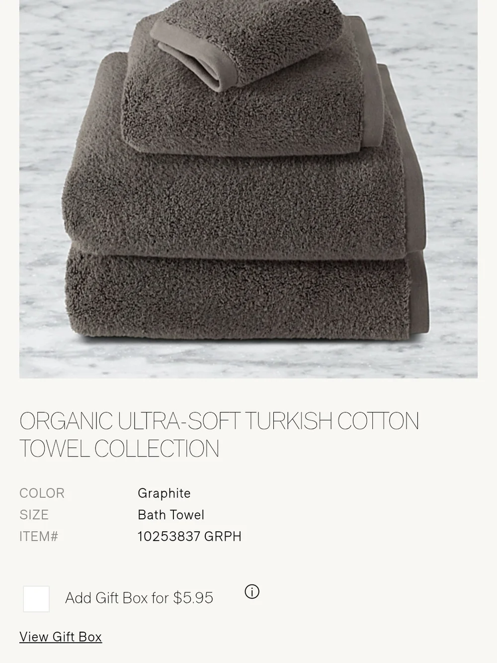 Restoration Hardware Turkish Towel Set